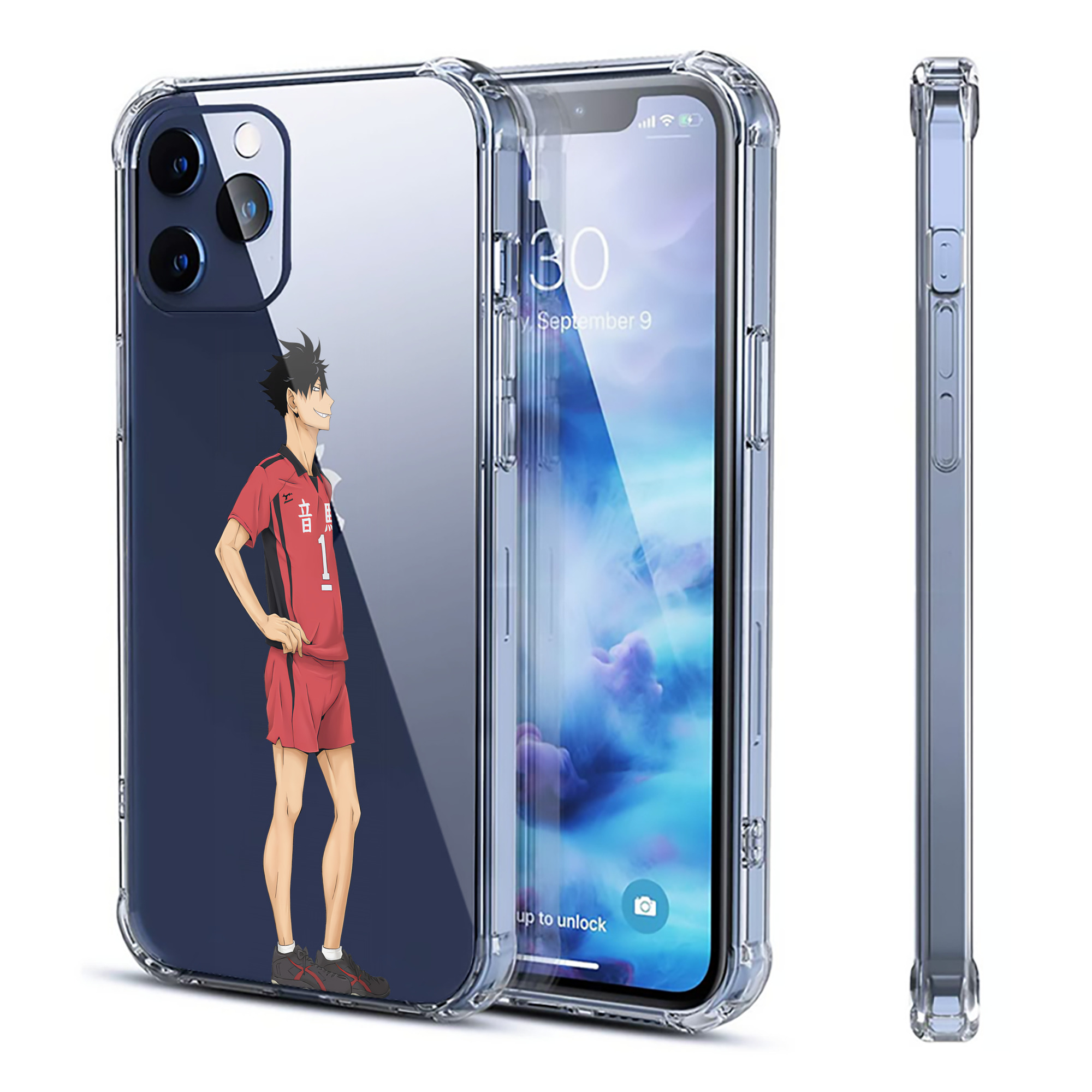 ハイキュー!! Haikyu!! 【iPhone 12シリーズ対応】透明スマホケース（クリアソフトケース）